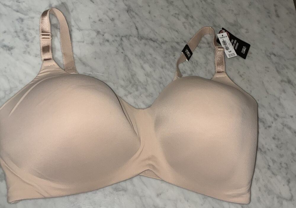 New Torrid Curve Lightly Lined Tshirt Bra 360 Back Smoothing Size 36F